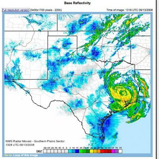 Ike crosses Houston