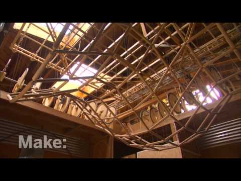 Fluid mechanics with wood and string.