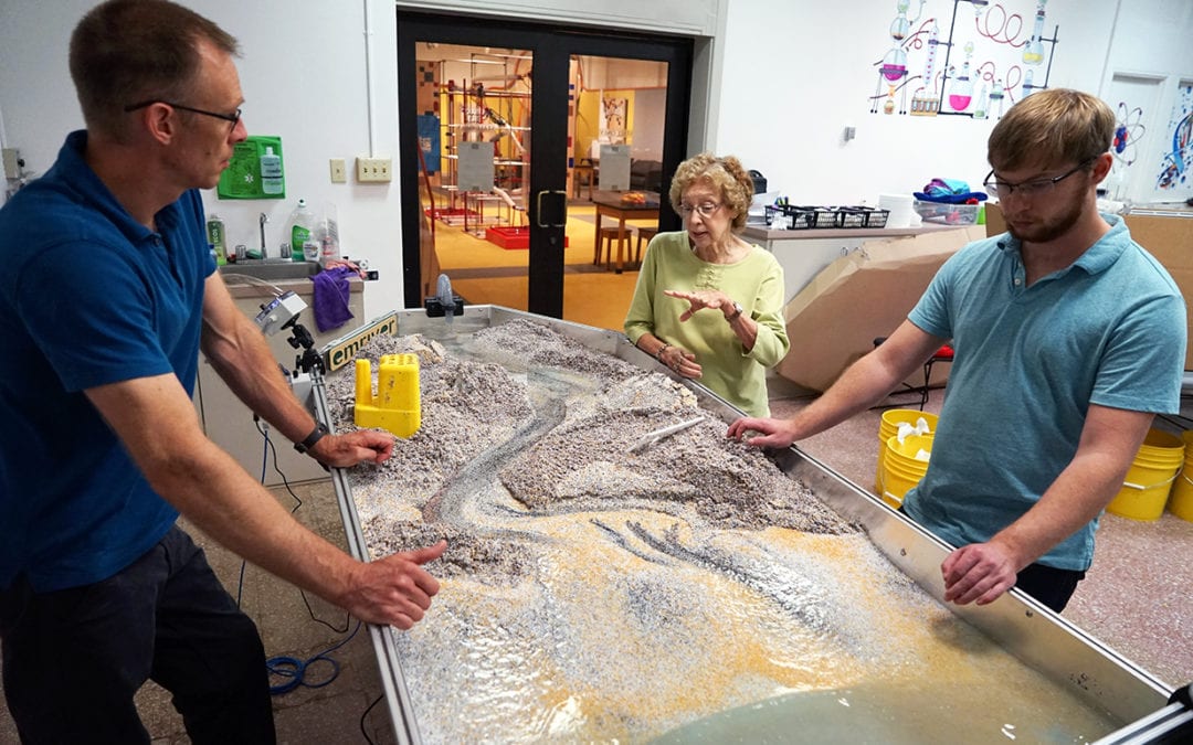 Louisiana Art & Science Museum Stream Table & Flume Installation