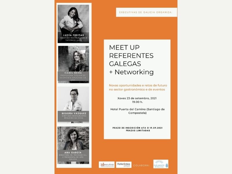 VI Meet-up Referentes Galegas: Retos de futuro en sector hostelería y de eventos