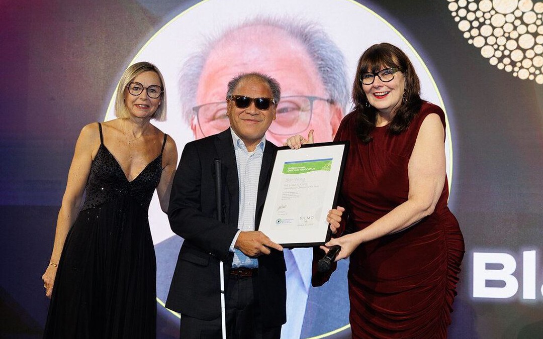 Board President Blair Wong Named International Optician of the Year