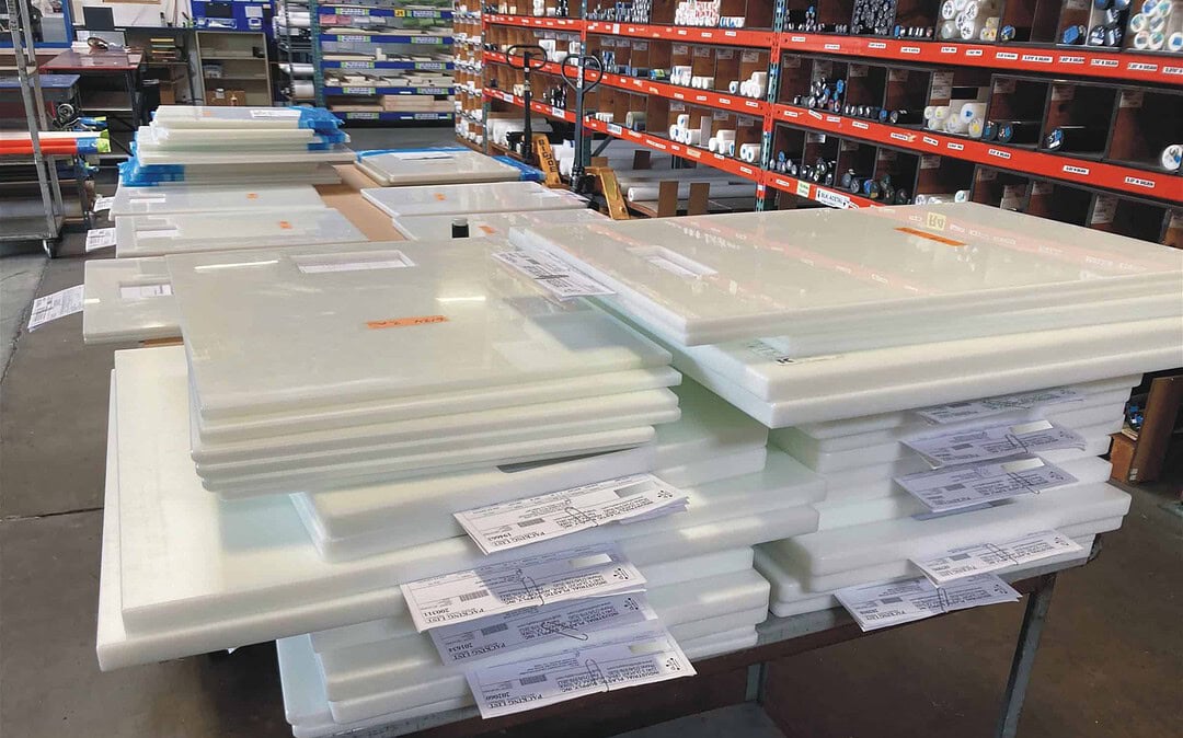 What is the best plastic sheet for food processing equipment?