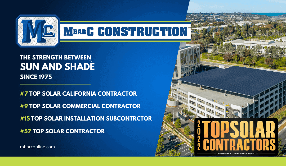 M Bar C Construction Takes Top Spot on 2022 Top Solar Contractors List
