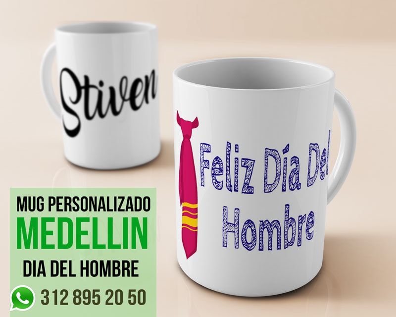 Mug dia del Hombre en Medellin