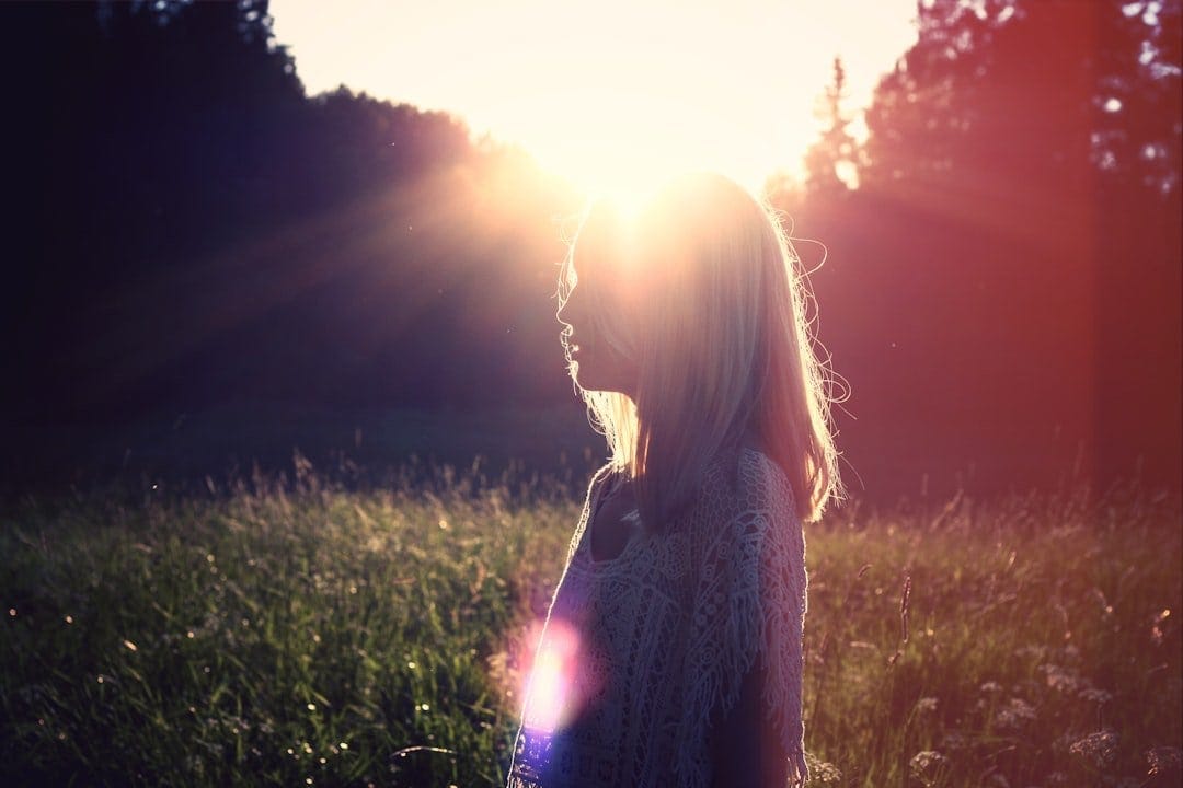 Photo Meditating woman