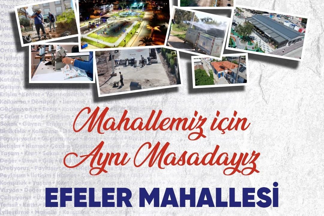 DİDİM BELEDİYESİ, KENT YÖNETİMİNDE MAHALLE SAKİNLERİNİN GÖRÜŞ VE ÖNERİLERİNİ DOĞRUDAN SÜRECE DAHİL ETMEK, MAHALLELERİN İHTİYAÇLARINI YERİNDE DİNLEMEK VE ÇÖZÜM ÖNERİLERİNİ BİRLİKTE DEĞERLENDİRMEK AMACIYLA "MAHALLEMİZ İÇİN AYNI MASADAYIZ" BULUŞMALARINI BAŞLATIYOR.