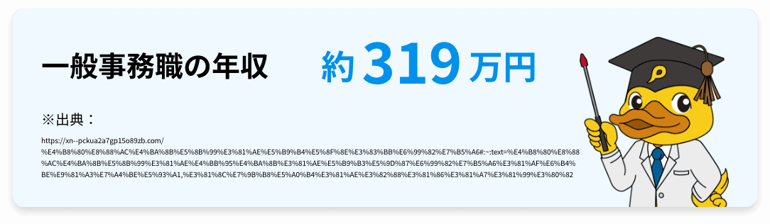 一般事務職の年収