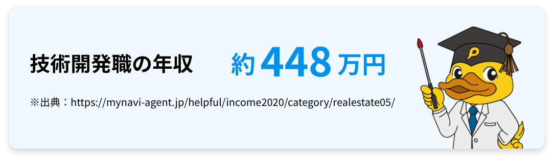 技術開発職の年収
