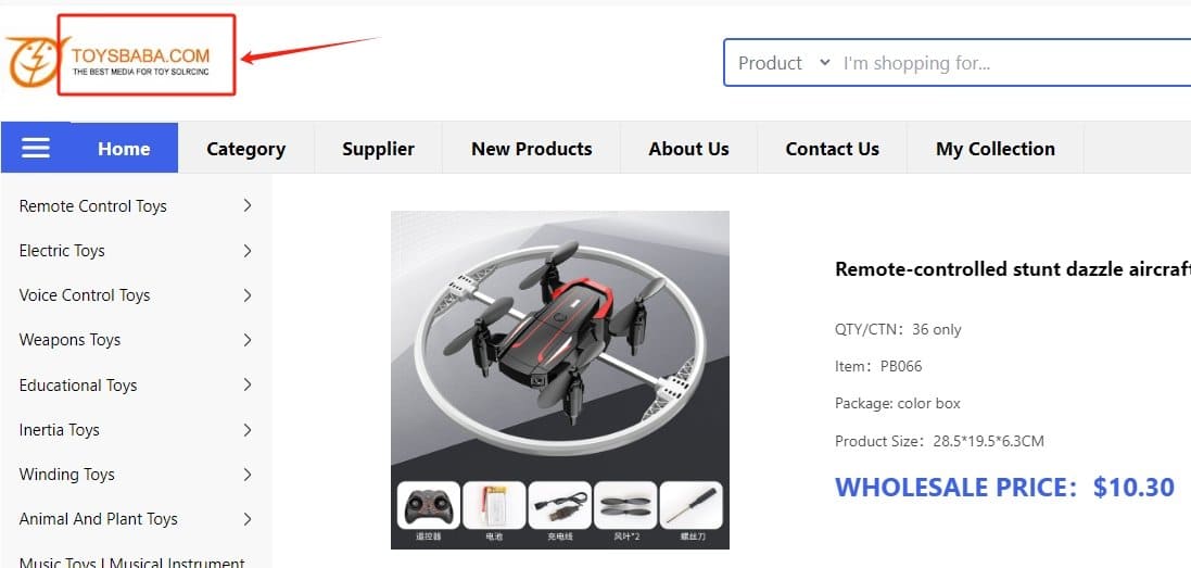 Toybaba toy supplier and product browsing reference