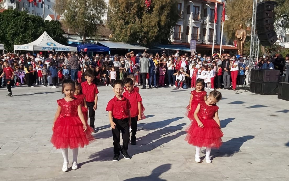 Datça’da 29 Ekim Cumhuriyet Bayramı coşkuyla kutlandı