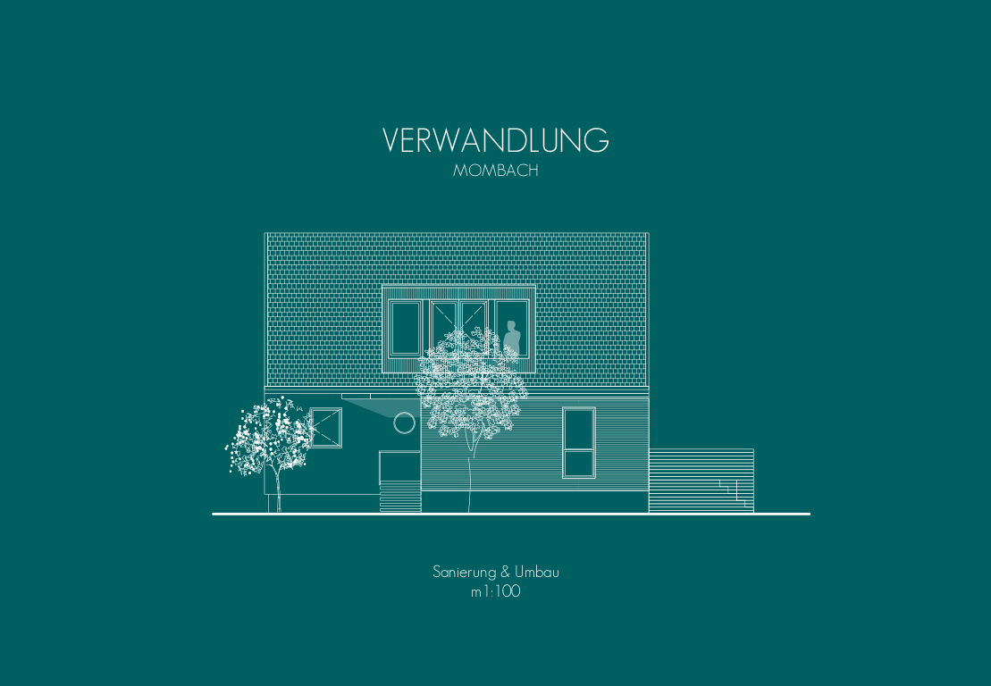 Architektur, Holzbau, Nachhaltigkeit, Neubau, Einfamilienhaus, Bau, Holz, Gaube, Stehfalz, Fenster, Dach, Cover, Ansicht, Planzeichnung, Zeichnung