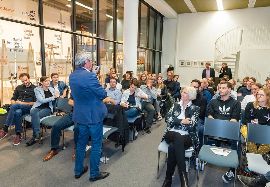 Architektur, Holzbau, Nachhaltigkeit, Neubau, Einfamilienhaus, Bau, Holz, Vortrag, Symposium,