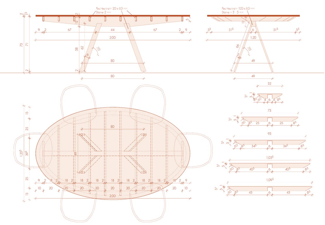 Büro, Innenarchitektur, Architekturbüro, Piktogramm, Grafik, Umbau, Illustration, Tisch, Mobiliar, Planzeichnung, Plan, Zeichnung, Detail, Konstruktion