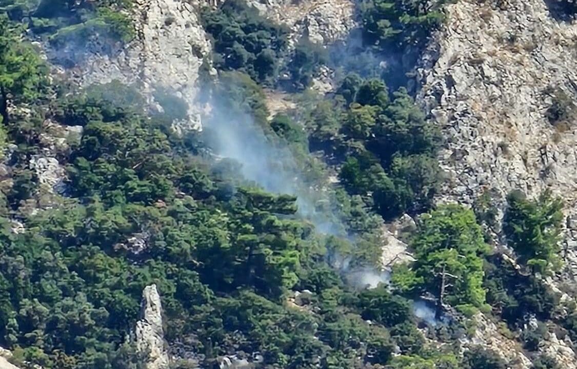 MUĞLA’DA MAKİLİK ALANDA ÇIKAN YANGIN KONTROL ALTINA ALINDI