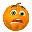 pumpkin scared face