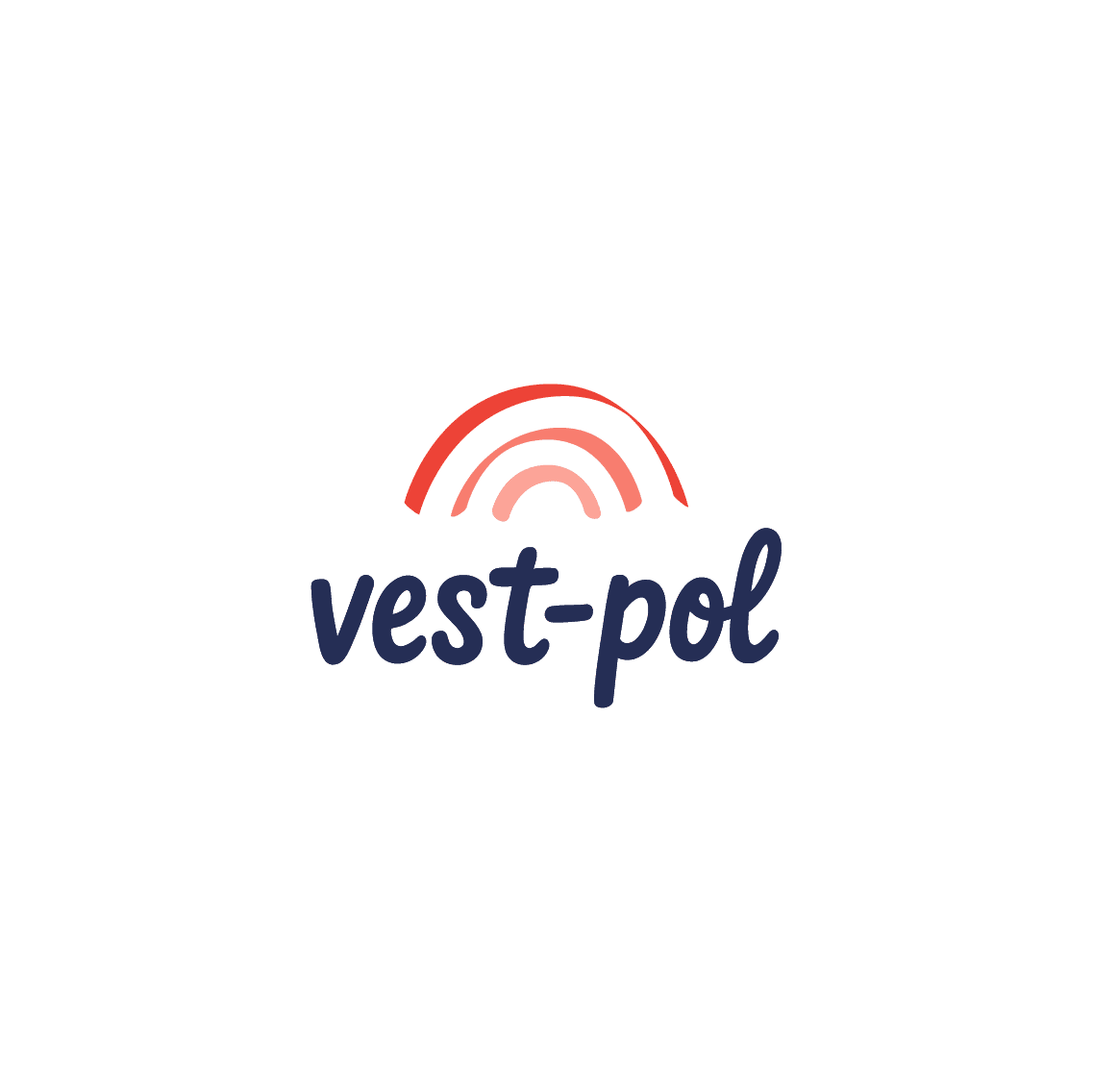 Projekt logo Vest-Pol – wersja kolorowa logotypu