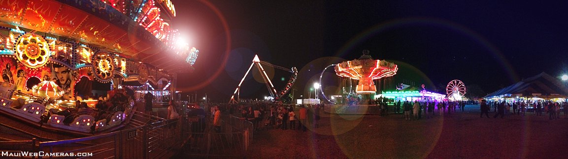 Maui fair at night