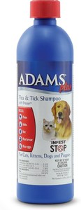 Adams Plus Flea & Tick Shampoo with Precor