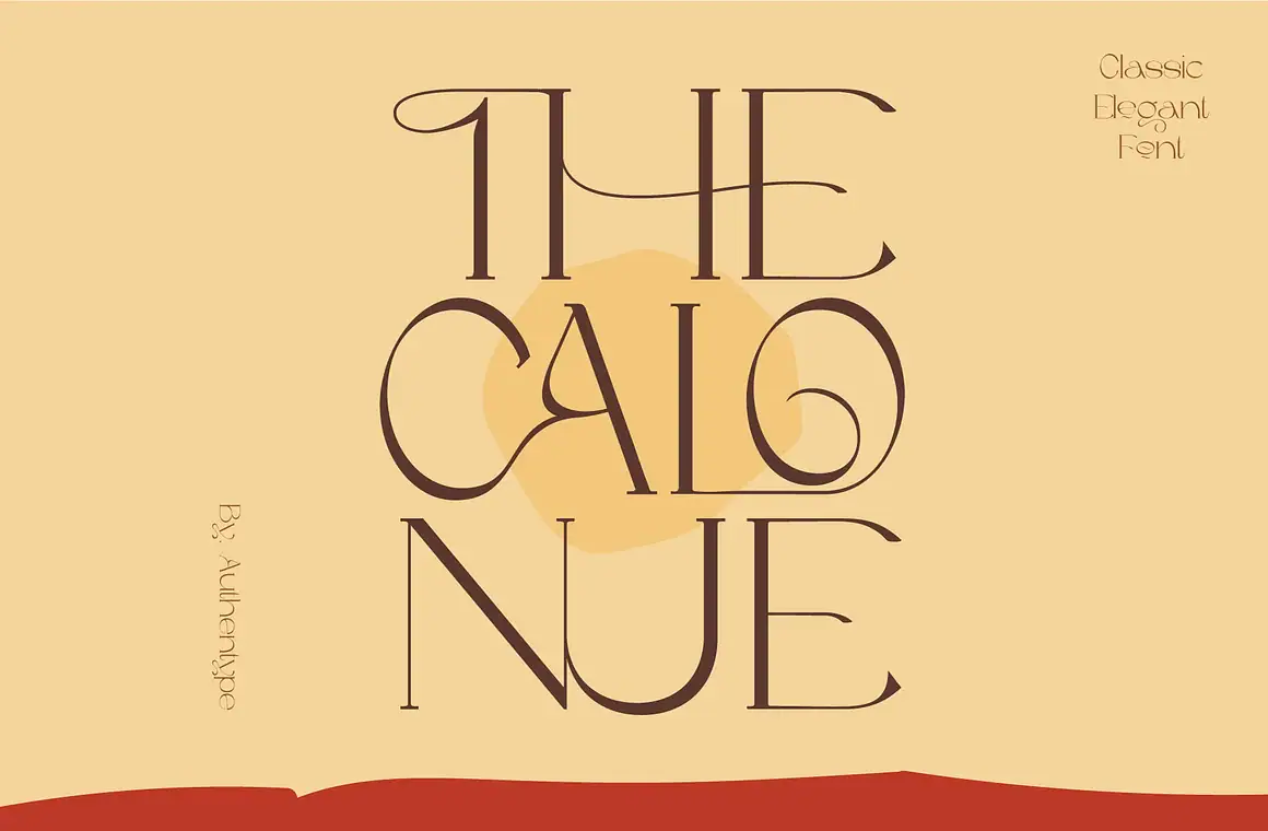 The Calonue Classic & Elegant Font