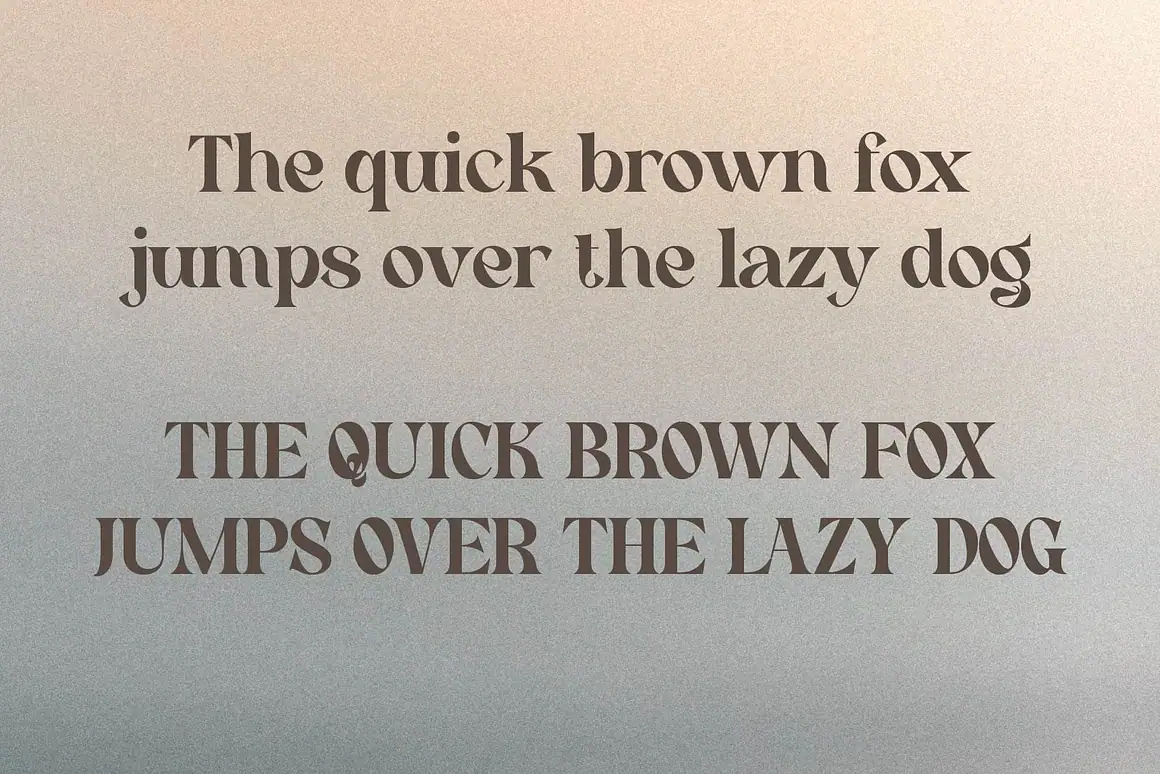 Cehua elegant serif font is a beautiful high contrast font.