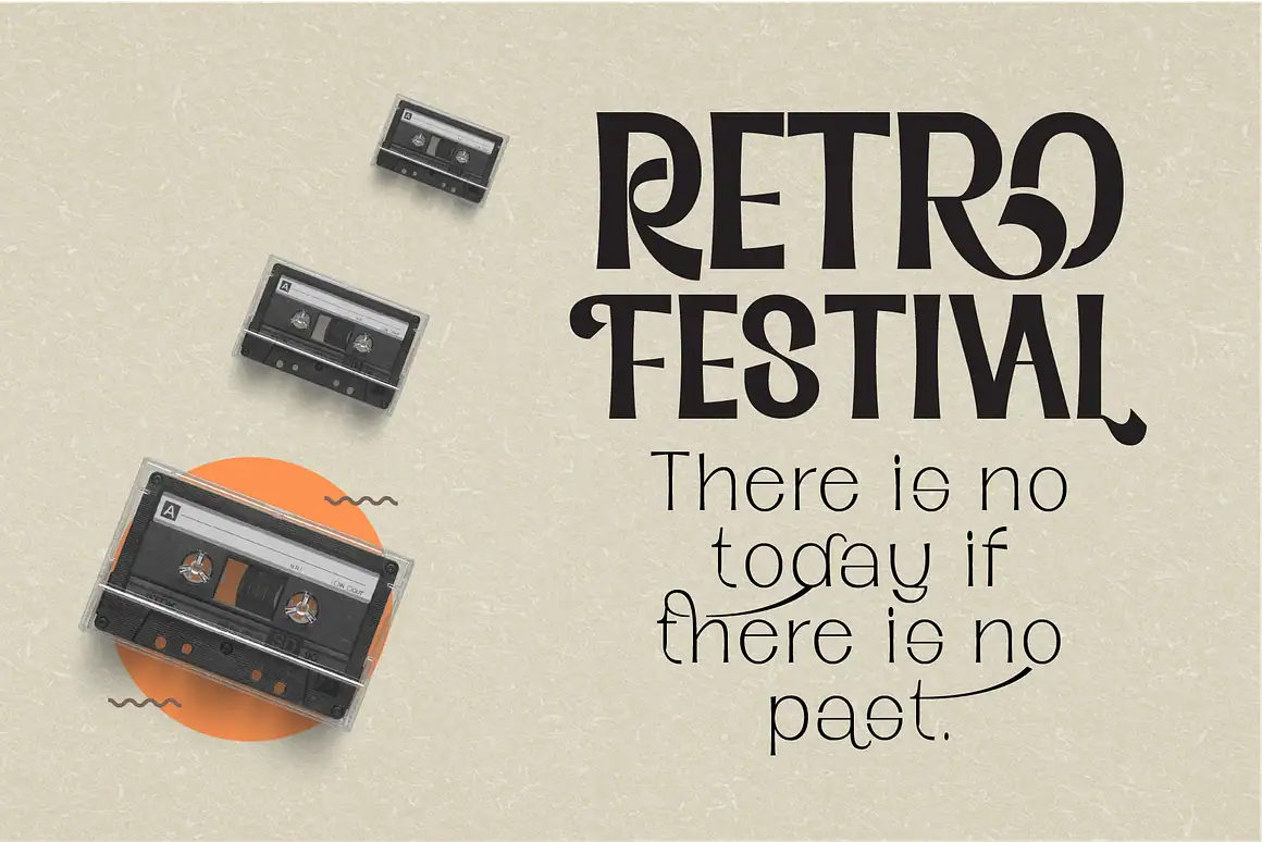 Black Sansa Pro - Retro display font