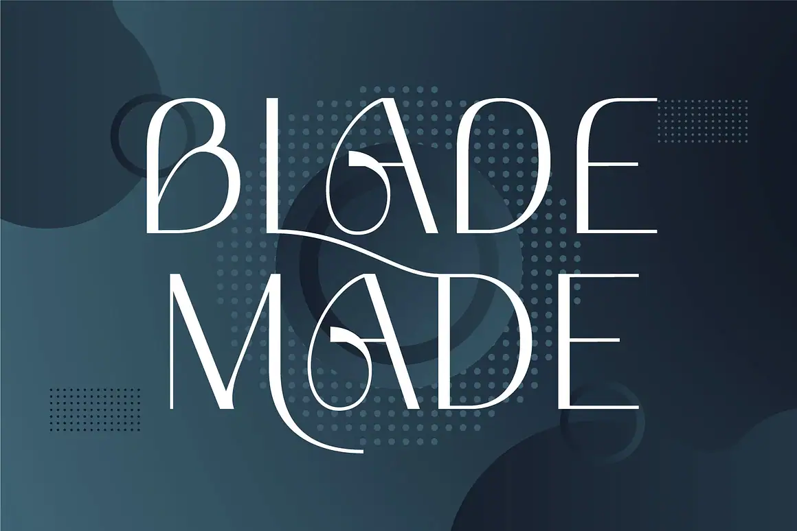 Blade Rush – Modern Sans Serif Typeface