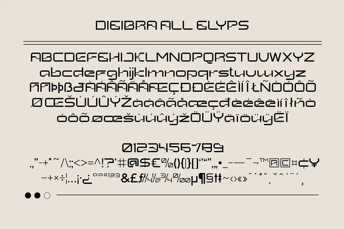 Digibra – Retro Digital Font