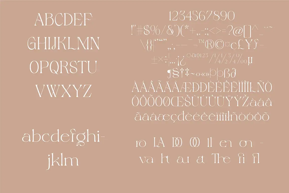 Magero — Elegant Serif Font with Ligatures & Swashes
