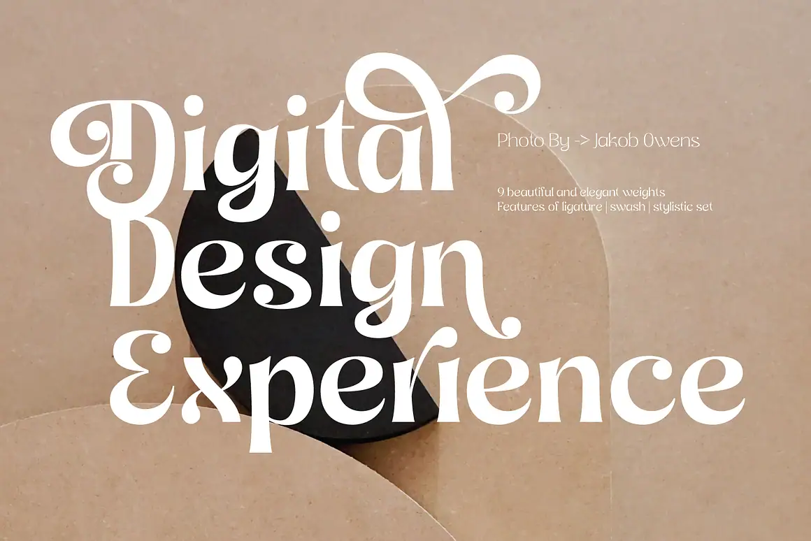 Marige display typeface is a family of 9 weights that make it easy to create visual typography designs ranging from thin to black