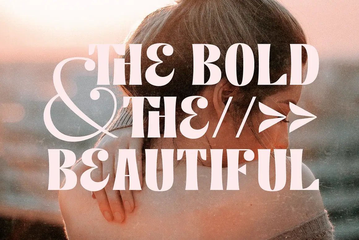 Marige display typeface is a family of 9 weights that make it easy to create visual typography designs ranging from thin to black