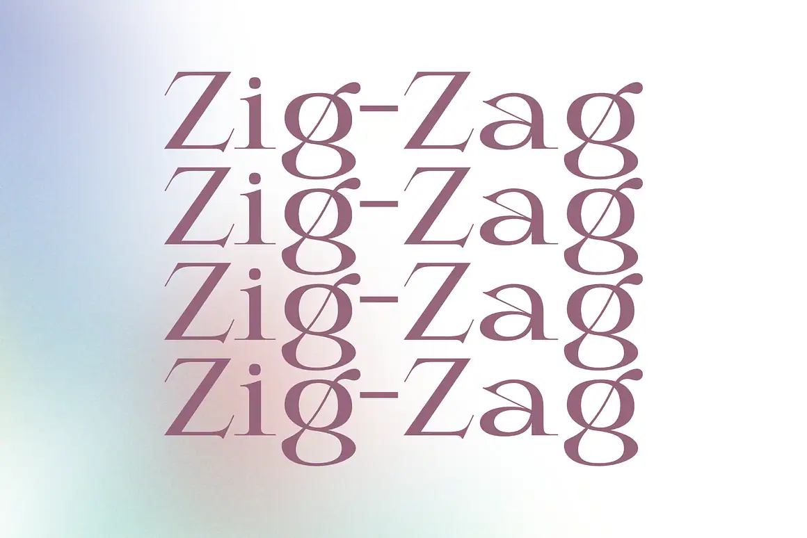 Mondega - Modern Serif Font with multi shapes and lines