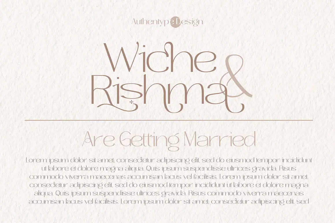 Roses Bolero is an elegant sans serif font