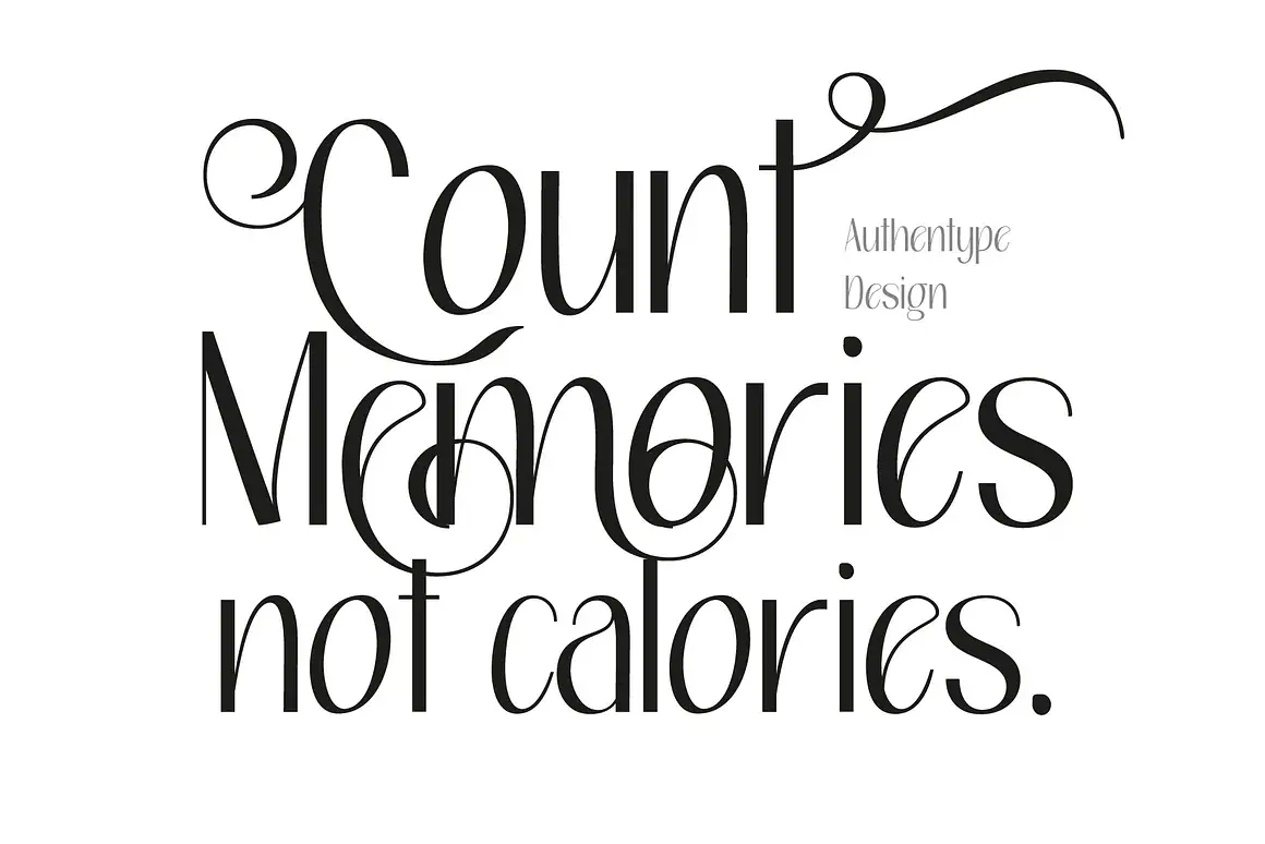 Syake is an beauty branding font