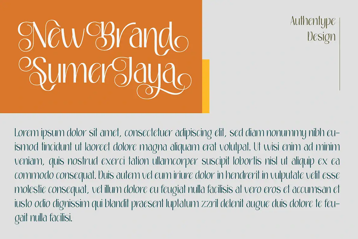 Syake is an beauty branding font