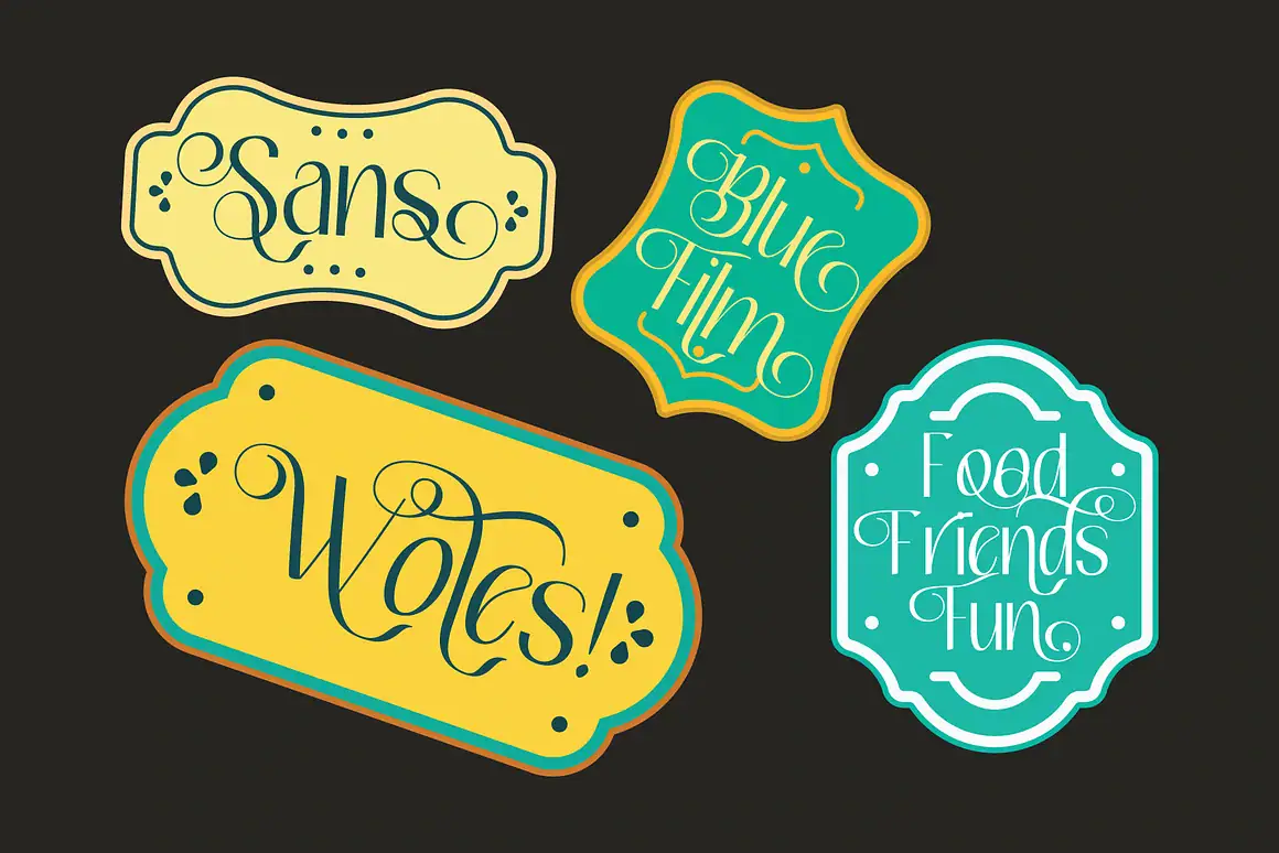 Syake is an beauty branding font