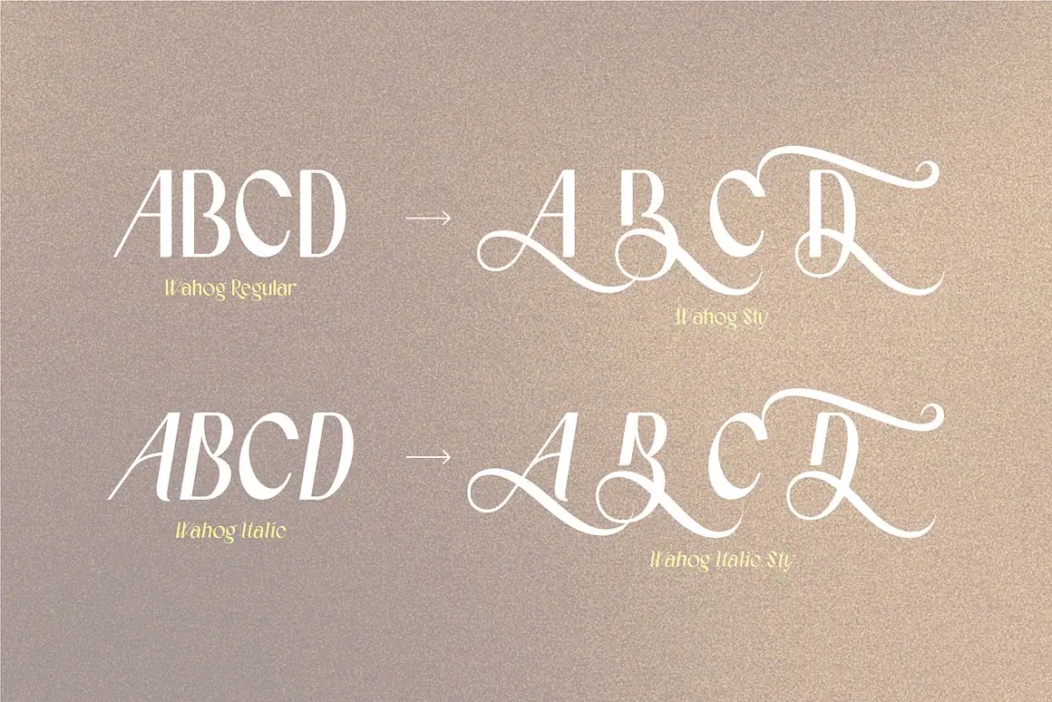 Wahog is a clean and modern sans serif font designed for versatility