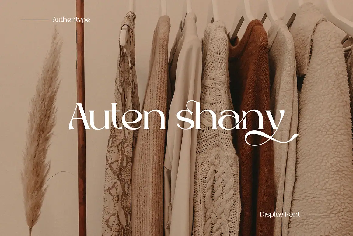Auten Shany  Beauty Serif Font