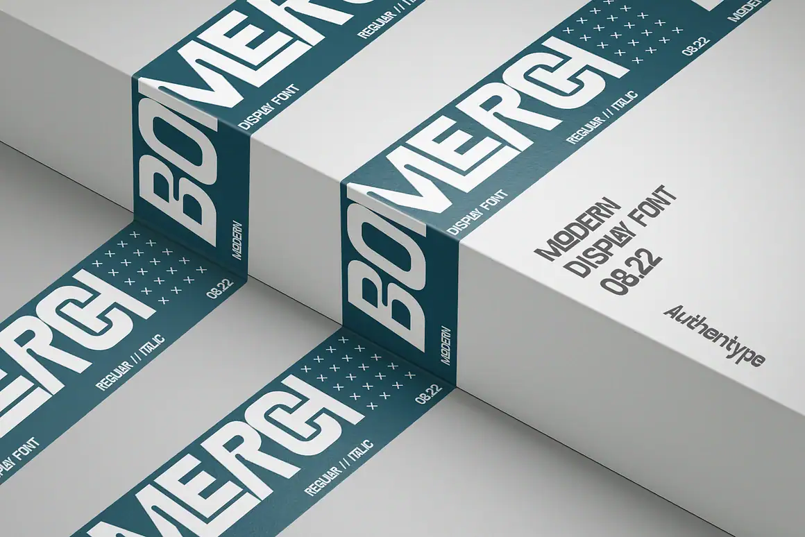 Bomerch Modern Display Font