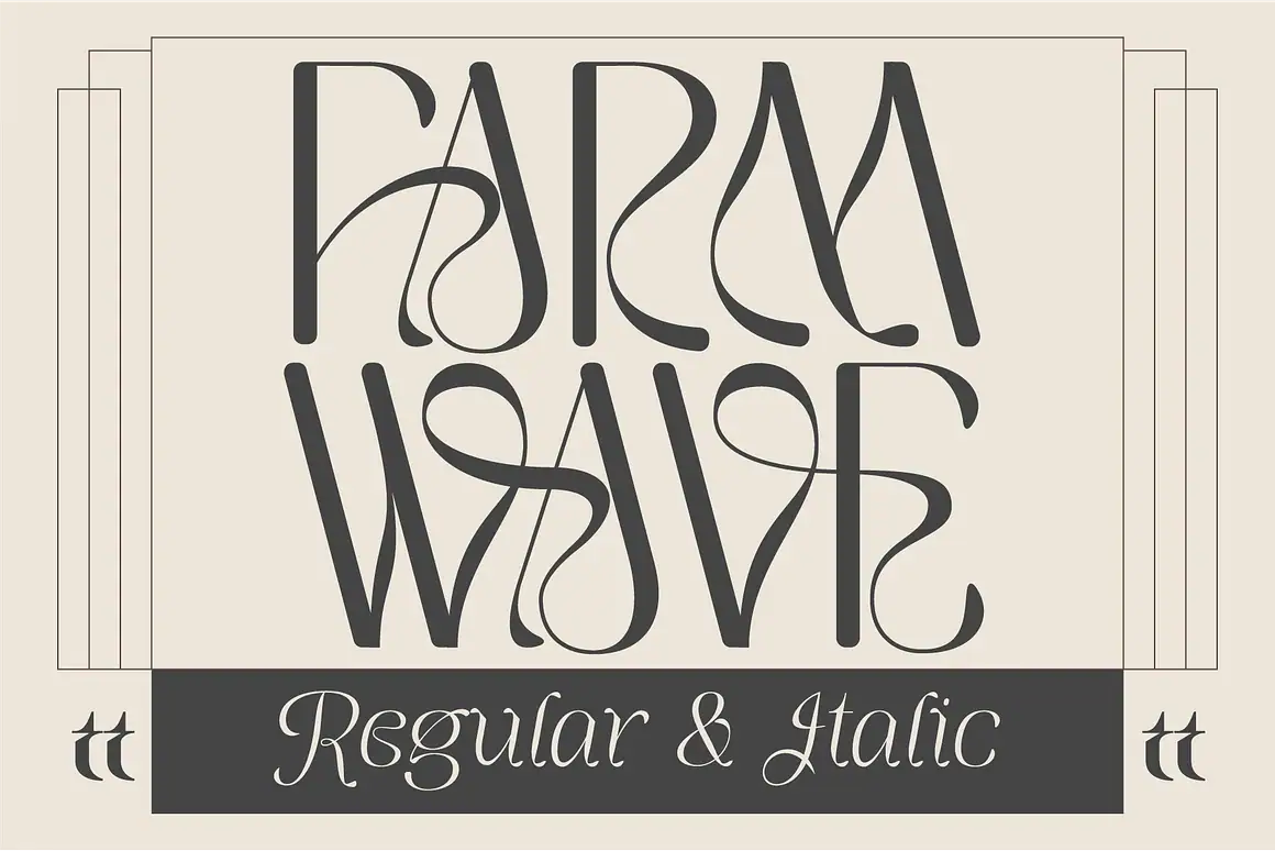 Farm Wave – Elegant Beauty Font