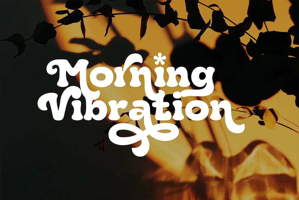 Holybe Bold Display Font is a lively and breezy tropical typeface