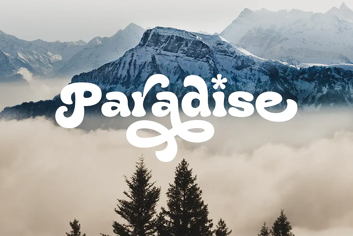 Holybe Bold Display Font is a lively and breezy tropical typeface