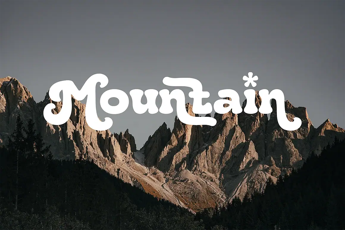 Holybe Bold Display Font is a lively and breezy tropical typeface