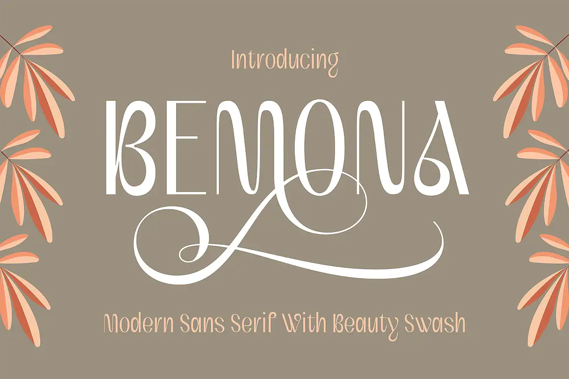 Bemona – Beautiful Simple Sans Serif
