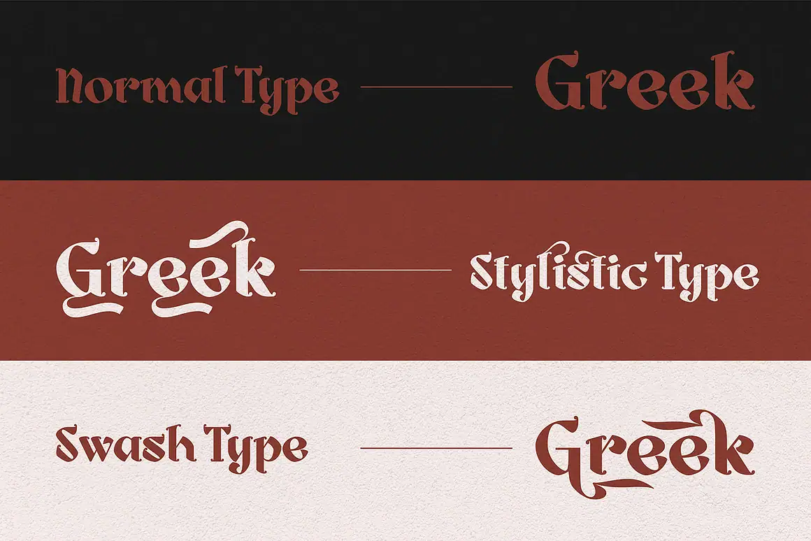 Black Rose Gothic Font is a refined gothic serif font that seamlessly blends dark elegance with a vintage allure.