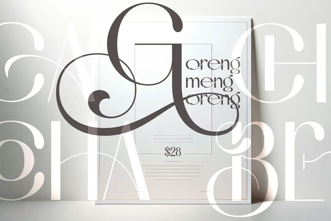 Qonoha A Simple Elegant Font