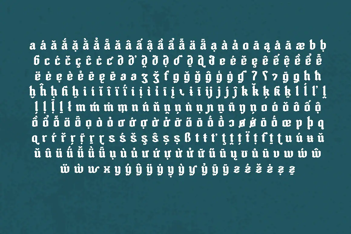 Sigma Boy – elegant blackletter font is a stylish and versatile blackletter font with strong character details and a modern touch.