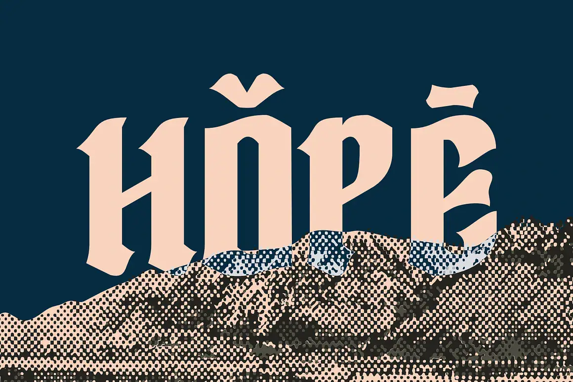 Sigma Boy – elegant blackletter font is a stylish and versatile blackletter font with strong character details and a modern touch.