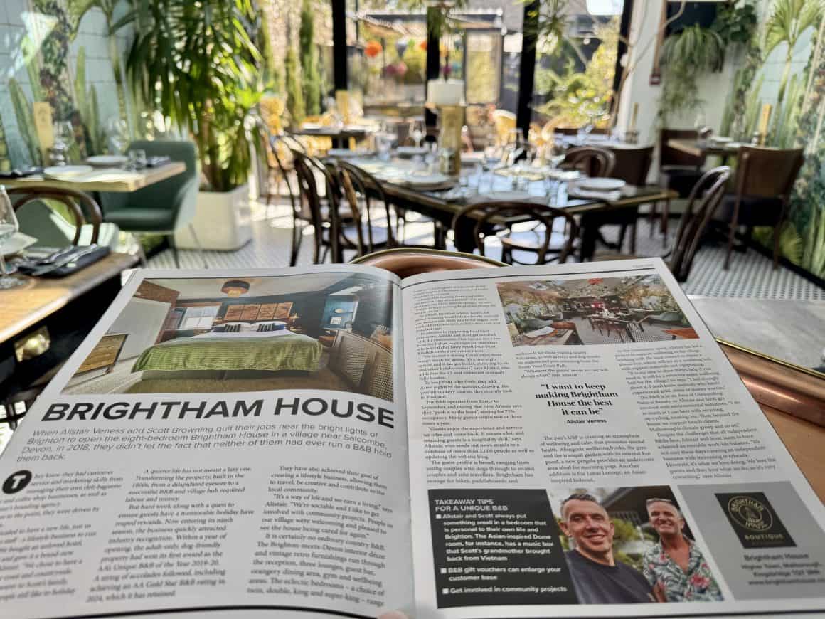 IMG_5956 Brightham House Featured in AA Quality Matters: B&B Near Salcombe