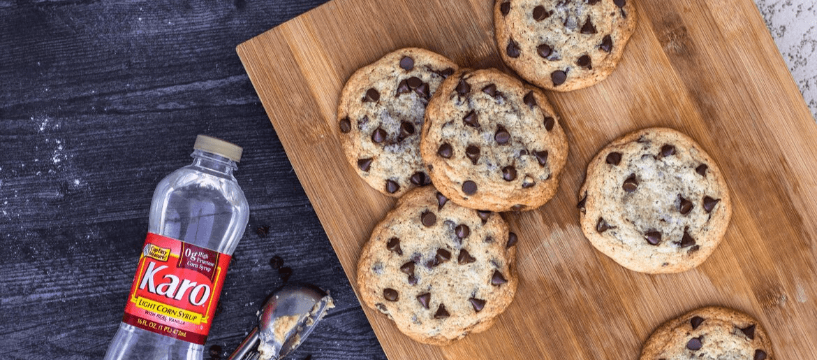 Bakery Style Chewy Chocolate Chip recipe with karo corn syrup