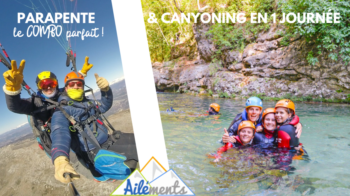 ailéments propose un combo parapente et canyoning en une journee dans les alpes maritimes a decouvrir sur le blog madame voyage
